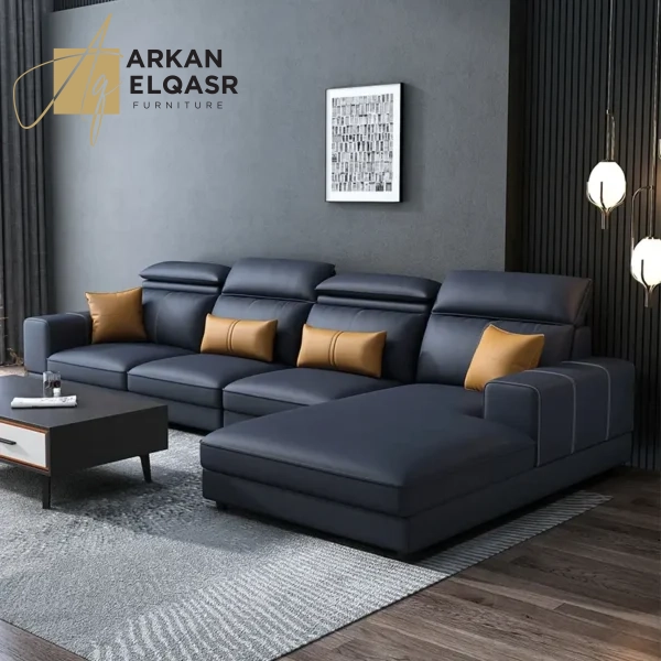 كنب زاوية مودرن من تصميم ايطالي