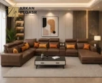 كنب زاوية مودرن من تصميم ايطالي