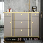 ⁦خزانة احذية بتصميم متدرج فخم⁩ - الصورة ⁦4⁩