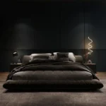 سرير متميز فاخر منخفض 2024 مع مرتبة مميزة