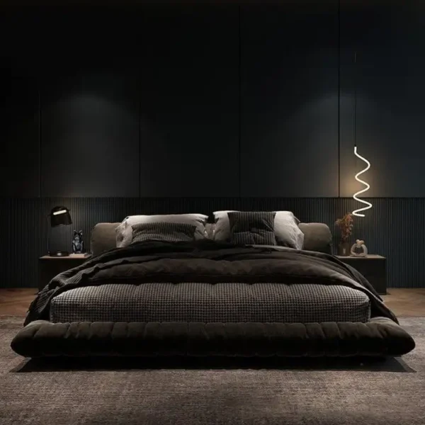 سرير متميز فاخر منخفض 2024 مع مرتبة مميزة