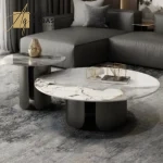 طاولة قهوة رخام بتصميم مميز