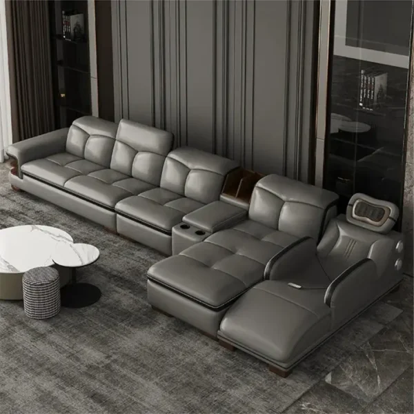 كنب جلد ذكي متعدد الاستخدامات