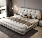 سرير نوم بتصميم انسيابي مودرن