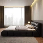 ⁦سرير نوم من جلد بتصميم ايطالي⁩ - الصورة ⁦5⁩