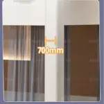 ⁦سرير أطفال فضائي بطابقين مع مزلق عملي⁩ - الصورة ⁦8⁩