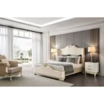 غرفة نوم كلاسيكية فاخرة بأناقة لا تضاهى