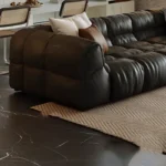 ⁦كنب صاله جلد بتصميم مودرن⁩ - الصورة ⁦6⁩