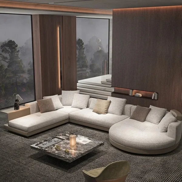 كنب زاوية مودرن فاخر