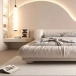 سرير مودرن تصميم حواف مغلقة