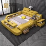 سرير مزدوج بتصميم متعدد الوظائف