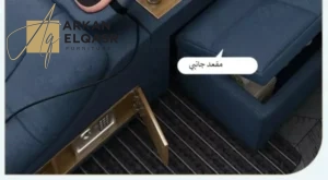 سرير مزدوج بتصميم متعدد الوظائف – مساحة تخزين سفلية + أرفف جانبية – خشب هندسي (3)