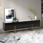 طاولة تلفاز مع قهوة لغرفة المعيشة