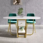 ⁦طاولة طعام رخام قابلة للطي⁩ - الصورة ⁦5⁩