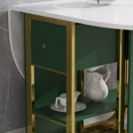 ⁦طاولة طعام رخام قابلة للطي⁩ - الصورة ⁦6⁩