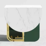 ⁦طاولة طعام رخام قابلة للطي⁩ - الصورة ⁦3⁩