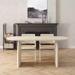 ⁦طاولة طعام خشب مع كراسي⁩ - الصورة ⁦2⁩