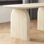 ⁦طاولة طعام خشب مع كراسي⁩ - الصورة ⁦6⁩