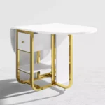 ⁦طاولة طعام رخام قابلة للطي⁩ - الصورة ⁦8⁩