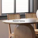 ⁦طاولة طعام خشب مع كراسي⁩ - الصورة ⁦8⁩