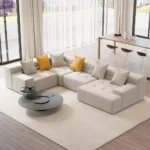 كنب زاوية مودرن على شكل حرف ال