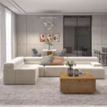 ⁦كنب زاوية مودرن على شكل حرف ال⁩ - الصورة ⁦3⁩