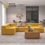 كنب زاوية مودرن على شكل حرف ال