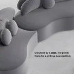 ⁦كنب مودرن بتصميم عصري بمقاعد منحنية⁩ - الصورة ⁦12⁩