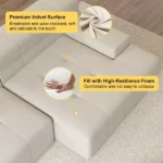 ⁦كنب زاوية مودرن على شكل حرف ال⁩ - الصورة ⁦10⁩