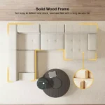 ⁦كنب زاوية مودرن على شكل حرف ال⁩ - الصورة ⁦18⁩