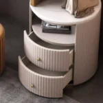 ⁦طاولة تسريحة بخزانة دائرية⁩ - الصورة ⁦4⁩