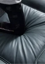 ⁦كنب زاوية مودرن من جلد لغرفة المعيشة⁩ - الصورة ⁦6⁩