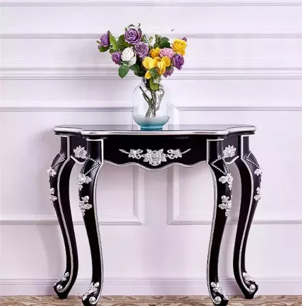 طاولة كونسول خشب بتصميم كلاسيكي