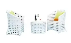 جلسة خارجية كلاسيك طاولة مع كرسيين 