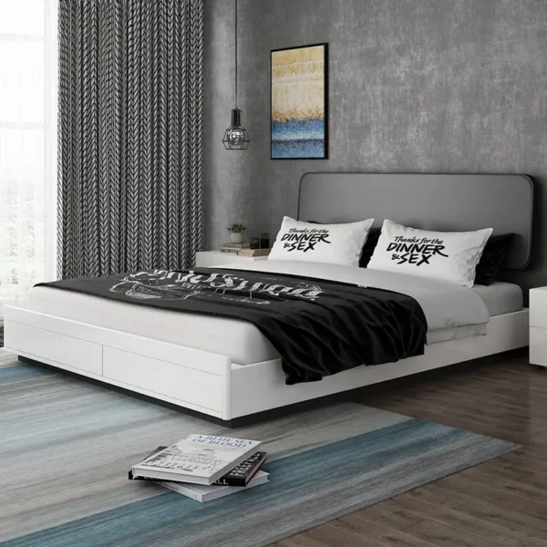 سرير مودرن ايطالى متعدد المزايا والأدراج