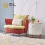 طاولة خدمة جانبية دائرية فاخرة