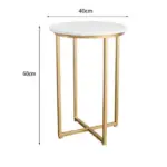 ⁦طاولة خدمة شيك من الاستيل و الرخام⁩ - الصورة ⁦6⁩