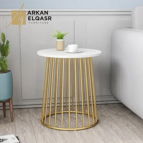 طاولة جانبية من الاستيل بتصميم مثالي