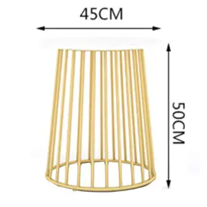 طاولة جانبية من الاستيل بتصميم مثالي