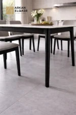 طاولة طعام رخام شيك مع كراسي