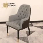 طاولة طعام رخام فاخرة بتصميم اسبانى مع كراسي