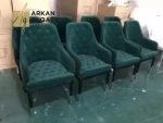 طاولة طعام رخام فاخرة بتصميم اسبانى مع كراسي
