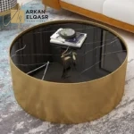 طاولة قهوة دائرية مودرن بتصميم ايطالى