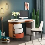 طاولة مكتب شيك بتصميم مودرن متعدد المزايا