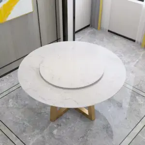 طاولة طعام رخامية مع مقاعد مميزة 