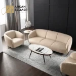 طقم جلوس فخم من كنب ثنائي و كرسي