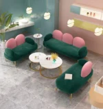 طقم كنب مودرن بتصميم سحابي مميز