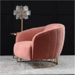 طقم جلوس فخم من كنب ثنائي و كرسي