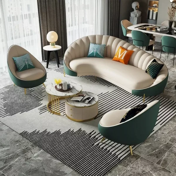 طقم كنب عصري بتصميم ايطالي