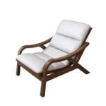 كرسي استرخاء مع مسند للقدم بتصميم ايطالى